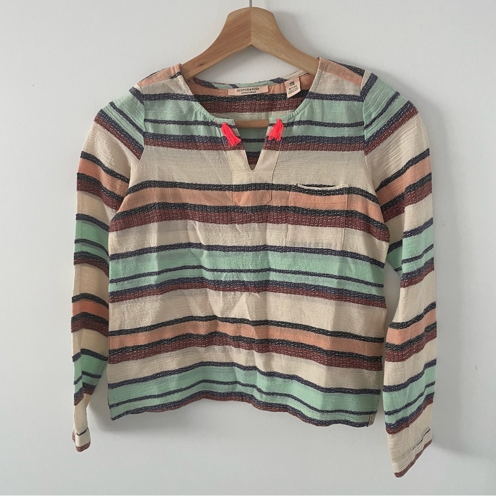 Scotch and Soda girls bolo tunic top
